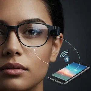smart glasses connected to phone